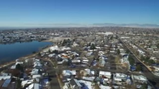 HIDDEN LAKE COLORADO-2016: The Huge Expanse Of The City With Houses And Trees