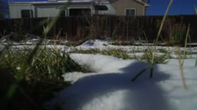 HIDDEN LAKE COLORADO-2016: The Few Spots Of Green Grass Admits The Snow Looks
