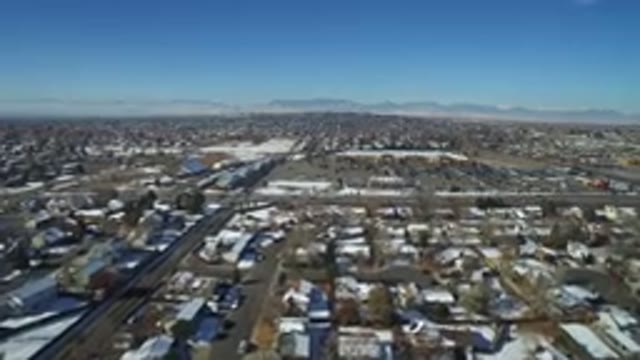 HIDDEN LAKE COLORADO-2016: Aerial View Of A Residential Neighborhood During The Day
