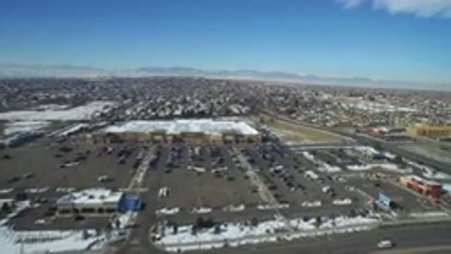 HIDDEN LAKE COLORADO-2016: City With A Large Mall In The Center Surrounded By Houses