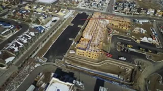 HIDDEN LAKE COLORADO-2016: Airplane Runway Next To House Complexes Within A