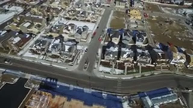 HIDDEN LAKE COLORADO-2016: An Aerial Viewing Of A Residential Area In A Remote