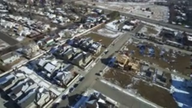 HIDDEN LAKE COLORADO-2016: Aerial Footage Of A Community With Large Buildings