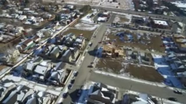 HIDDEN LAKE COLORADO-2016: An Aerial View Of Big Buildings and Cars