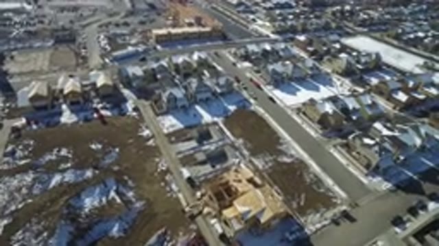 HIDDEN LAKE COLORADO-2016: Overview Of A Small Urban Residential Area On A Sunny Day