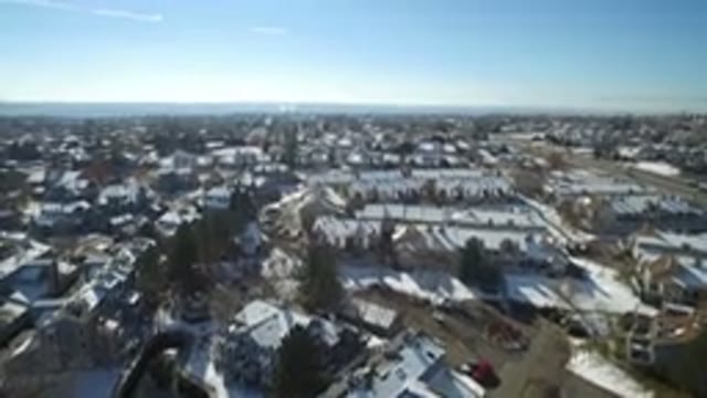 HIDDEN LAKE COLORADO-2016: Aerial Footage Of A Neighborhood Where You Can See