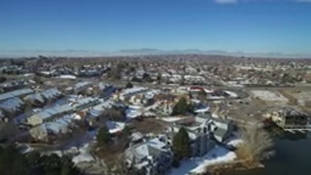 HIDDEN LAKE COLORADO-2016: A Bird's Eye View Swooping Over A Myriad Of Buildings