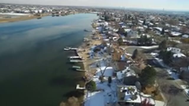 HIDDEN LAKE COLORADO-2016: A Town And A River In Between
