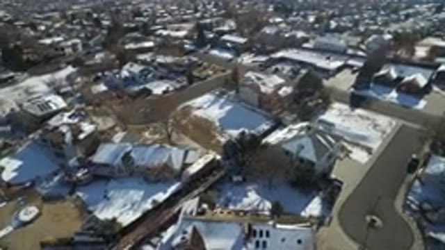 HIDDEN LAKE COLORADO-2016: Nice Aerial View Of A Beautiful Clean Village In