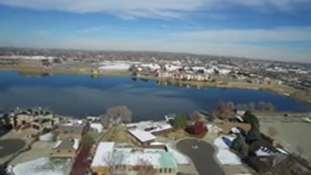 HIDDEN LAKE COLORADO-2016: Aerial Photos Of Very Large Buildings Near A Body Of Water