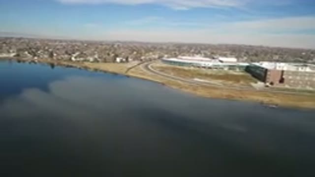 HIDDEN LAKE COLORADO-2016: Drone Footage Over Urbanized Coastal Area