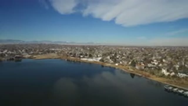 HIDDEN LAKE COLORADO-2016: A City Landscape With A Clear Blue Sky