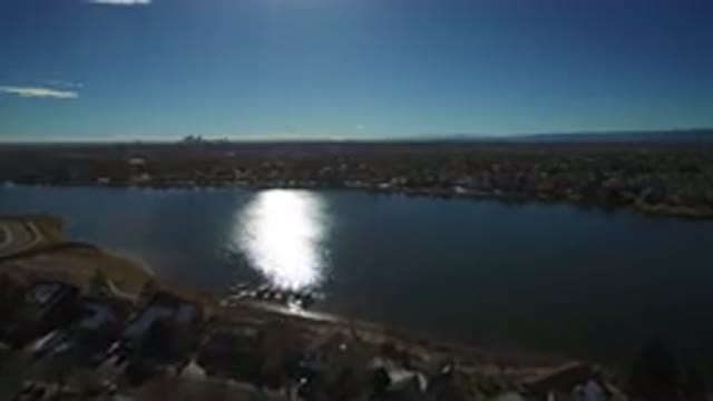 WESTMINSTER COLORADO-2016: Sunny Day in the Crowded Suburbs with Dark Blue River