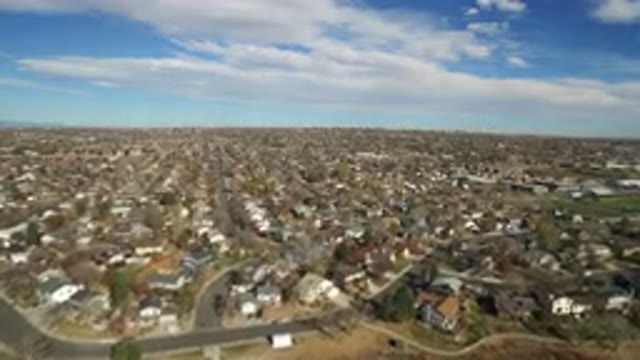 WESTMINSTER COLORADO-2016: Aerial Shot Of A Well Planned Flat City With Houses