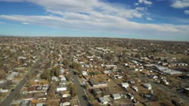 WESTMINSTER COLORADO-2016: City At Dawn With Narrow Streets And Modern Homes