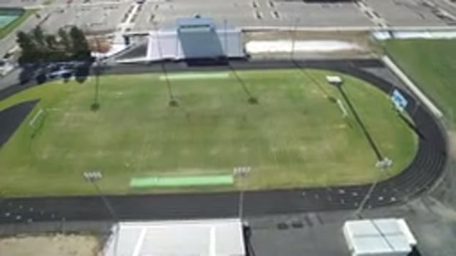 WESTMINSTER COLORADO-2016: Air Filming An American Football Stadium With A Big