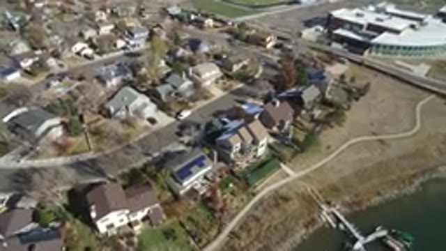 WESTMINSTER COLORADO-2016: A Beautiful Neighborhood Nearby A Lake With Boats And