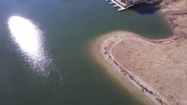 WESTMINSTER COLORADO-2016: Aerial View Of A House Next To Calm Sea