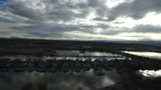 WESTMINSTER COLORADO-2016: Afternoon Aerial View of a Beautiful Peaceful Village