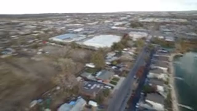 WESTMINSTER COLORADO-2016: Aerial View Of Trees And Road In Suburban Neighborhood