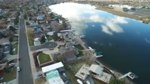 WESTMINSTER COLORADO-2016: Big Deep Lake At The Center of A Village