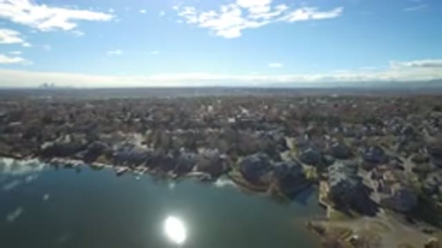 WESTMINSTER COLORADO-2016: Slow Bird's Eye View Of A Large Suburban Neighborhood