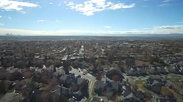WESTMINSTER COLORADO-2016: Sky View Of The Top Houses In A Full Neighborhood
