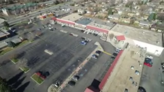 WESTMINSTER COLORADO-2016: Aerial Panning Of Parking Lot