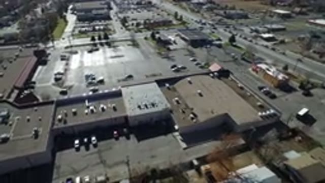 WESTMINSTER COLORADO-2016: Flight Over Buildings Parking Cars Street Shop Houses