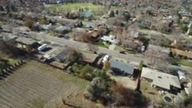 WESTMINSTER COLORADO-2016: Aerial Drone View Of Suburban Streets And Houses