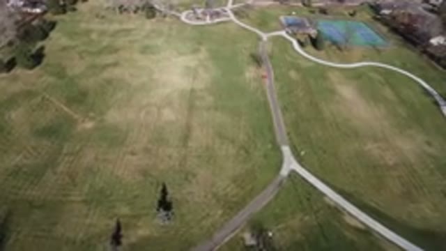 WESTMINSTER COLORADO-2016: Aerial View of Suburban Streets and Pools