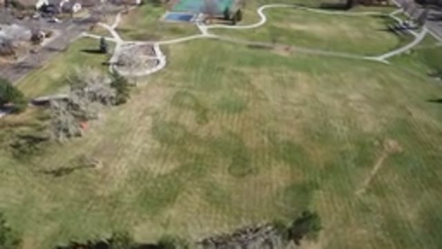 WESTMINSTER COLORADO-2016: The Looping Curved Pathway Laid Across The Huge Green