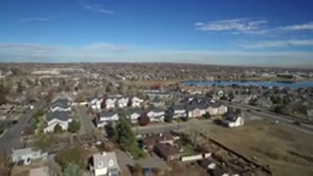 WESTMINSTER COLORADO-2016: Beautiful Aerial View of Village on a Sunny Thursday