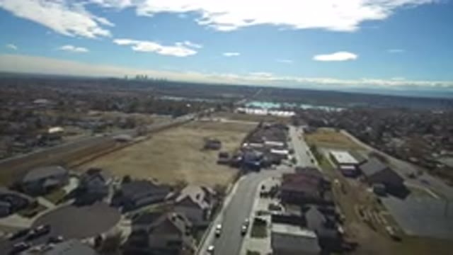 WESTMINSTER COLORADO-2016: Aerial Video Of Houses And Fields And Farms On A