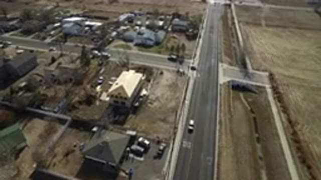 WESTMINSTER COLORADO-2016: Big Developed Homes Next To Long Road With Cars