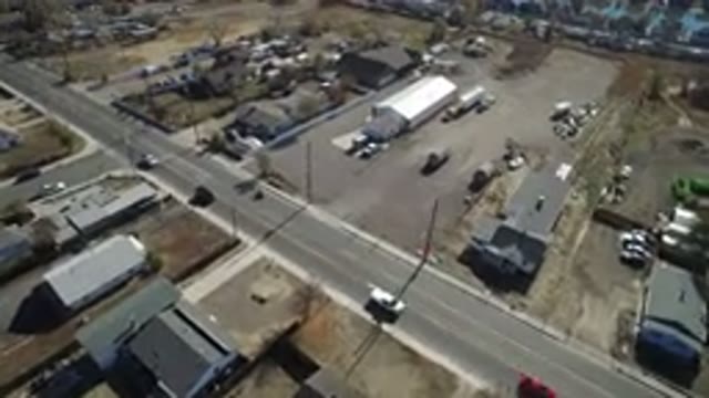 WESTMINSTER COLORADO-2016: White Roof Barn Road Moving Cars