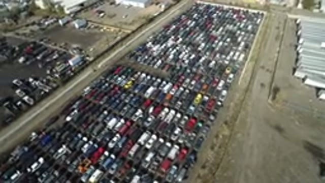 WESTMINSTER COLORADO-2016: Parking Almost Completely Crowded With Cars Of The Most Varied Types