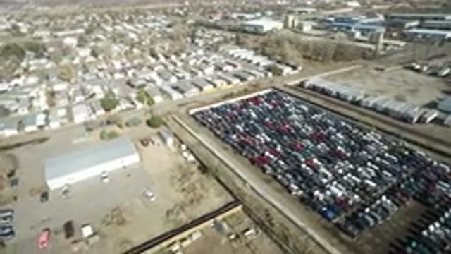 WESTMINSTER COLORADO-2016: Panoramic City View With Houses Cars And Garage