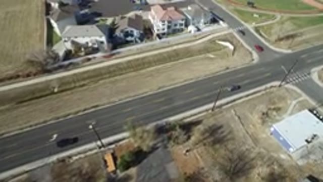 WESTMINSTER COLORADO-2016: Aerial View Of A Peaceful Subdivision With Road