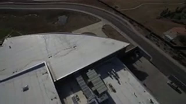 WESTMINSTER COLORADO-2016: A Top View Of A Big Factory With A Major Road Beside
