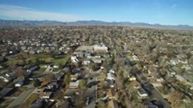 WESTMINSTER COLORADO-2016: Amazing Aerial View of a Beautiful Village on a Sunny Day