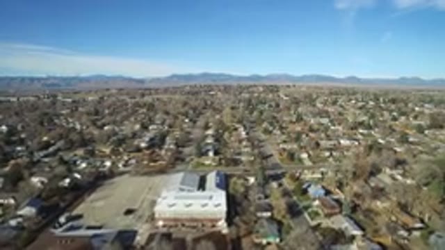 WESTMINSTER COLORADO-2016: Drone Shot Of Dense Residential Community With Large Homes