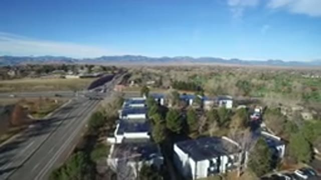 WESTMINSTER COLORADO-2016: Aerial View Of A Cluster Of Buildings Surrounded By
