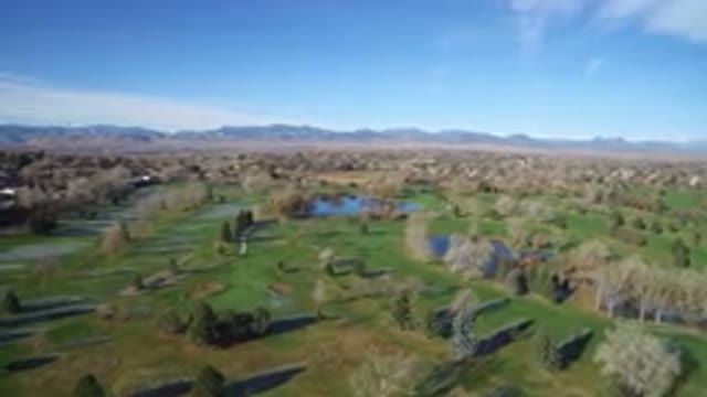 WESTMINSTER COLORADO-2016: The Green Ground With Scattered Trees Against The