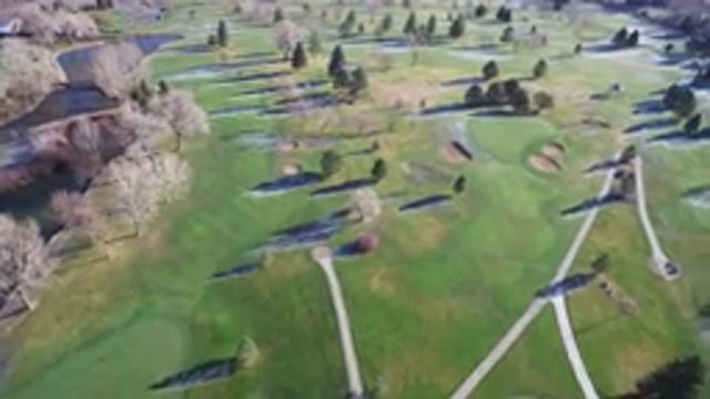 WESTMINSTER COLORADO-2016: Aerial Overview Of Park With Trees And Simple Path
