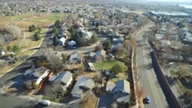 WESTMINSTER COLORADO-2016: Suburban Development Broken By Large Body Of Water