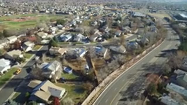WESTMINSTER COLORADO-2016: The Looping Highway With Cars Takes One Into A Suburban Journey