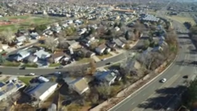 WESTMINSTER COLORADO-2016: Aerial View Of A Clean Beautiful Subdivision With