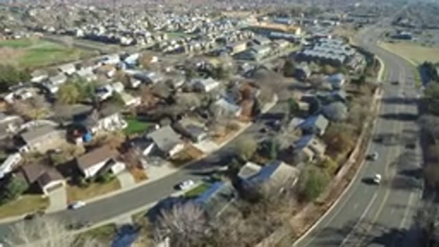 WESTMINSTER COLORADO-2016: Bird's Eye View Of City Traffic