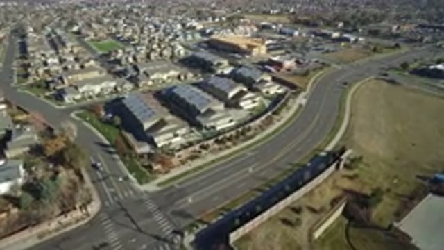 WESTMINSTER COLORADO-2016: A Main Road Next To A Residential Neighborhood